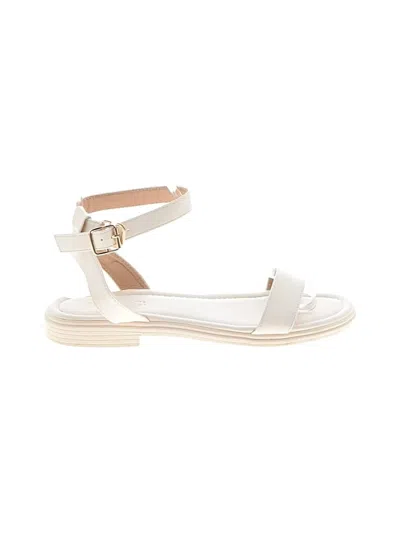 Pre-owned Assorted Brands Sandals In White
