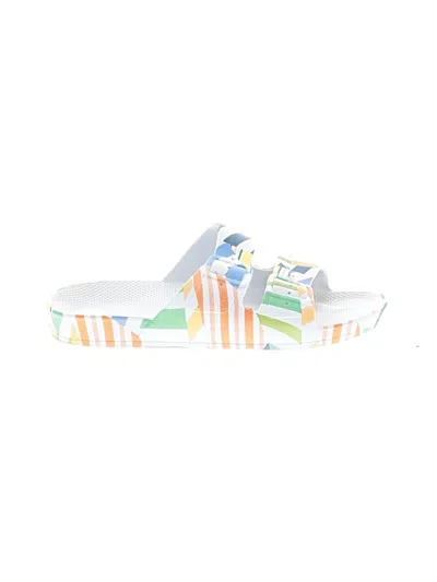 Pre-owned Assorted Brands Sandals In White
