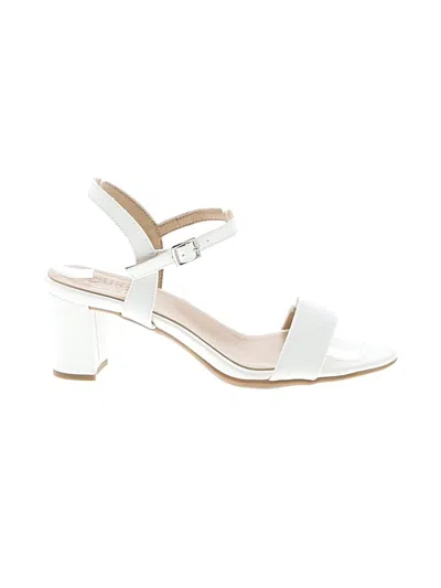 Pre-owned Assorted Brands Sandals In White