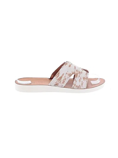 Pre-owned Assorted Brands Sandals In White