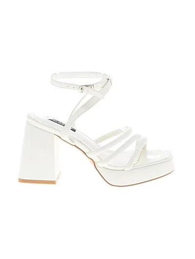 Pre-owned Assorted Brands Sandals In White