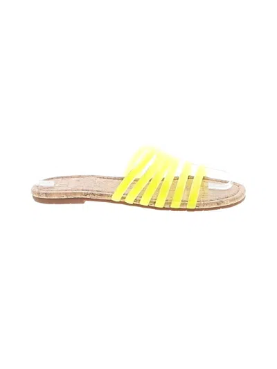 Pre-owned Assorted Brands Sandals In Yellow