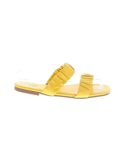 Pre-owned Assorted Brands Sandals In Yellow