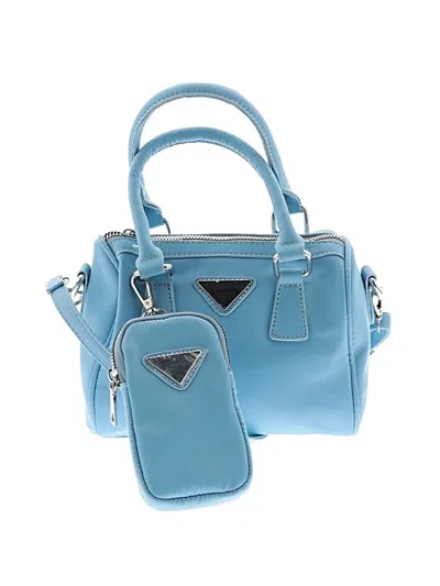 Pre-owned Assorted Brands Satchel In Blue