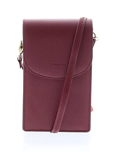Pre-owned Assorted Brands Satchel In Burgundy