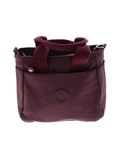 Pre-owned Assorted Brands Satchel In Burgundy