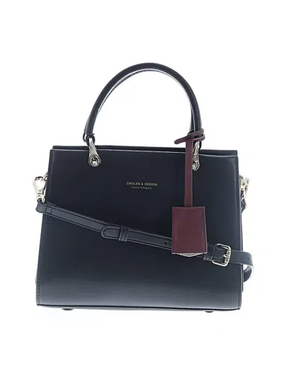 Pre-owned Assorted Brands Satchel In Burgundy