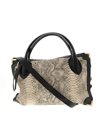 Pre-owned Assorted Brands Satchel In Gray
