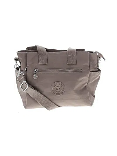 Pre-owned Assorted Brands Satchel In Gray