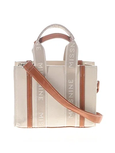 Pre-owned Assorted Brands Satchel In Ivory