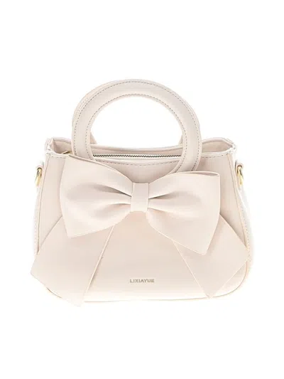 Pre-owned Assorted Brands Satchel In Ivory