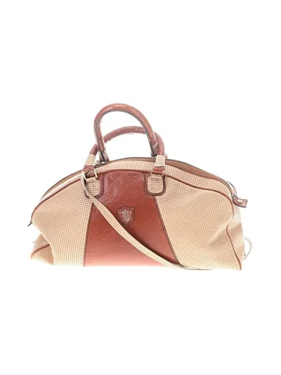 Pre-owned Assorted Brands Satchel In Tan