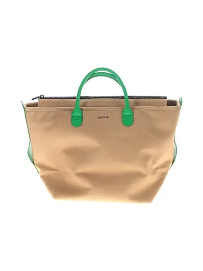 Pre-owned Assorted Brands Satchel In Tan