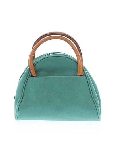 Pre-owned Assorted Brands Satchel In Teal