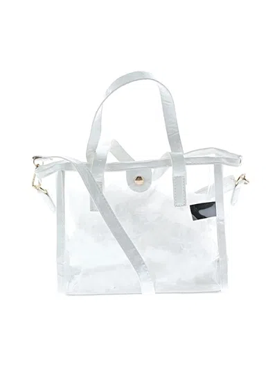 Pre-owned Assorted Brands Satchel In White