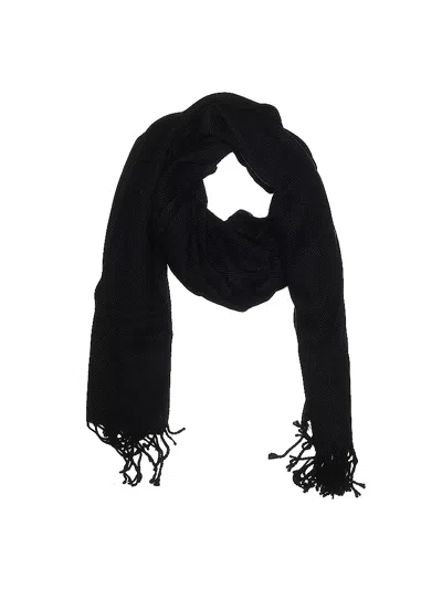 Pre-owned Assorted Brands Scarf In Black