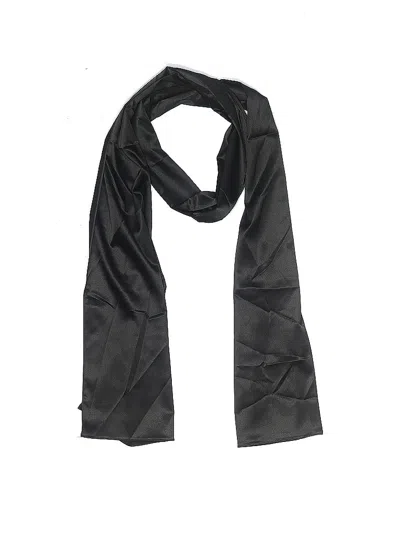Pre-owned Assorted Brands Scarf In Black