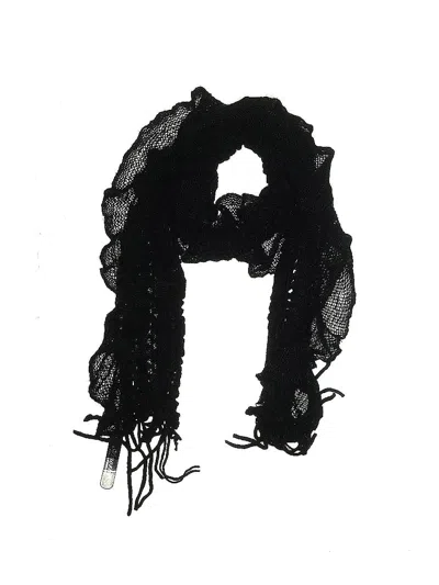 Pre-owned Assorted Brands Scarf In Black