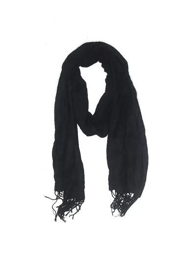 Pre-owned Assorted Brands Scarf In Black