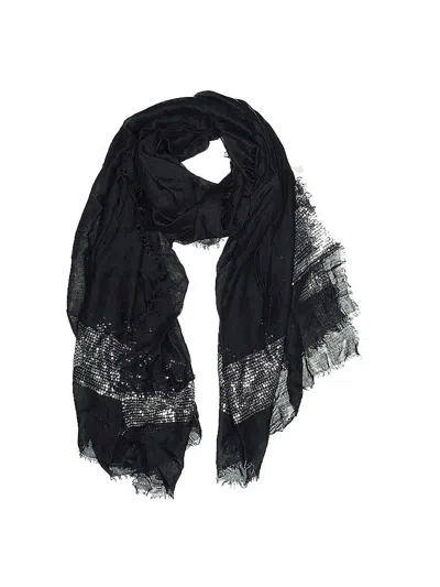 Pre-owned Assorted Brands Scarf In Black
