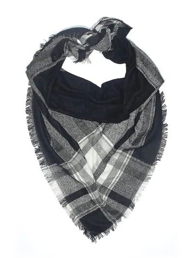 Pre-owned Assorted Brands Scarf In Black