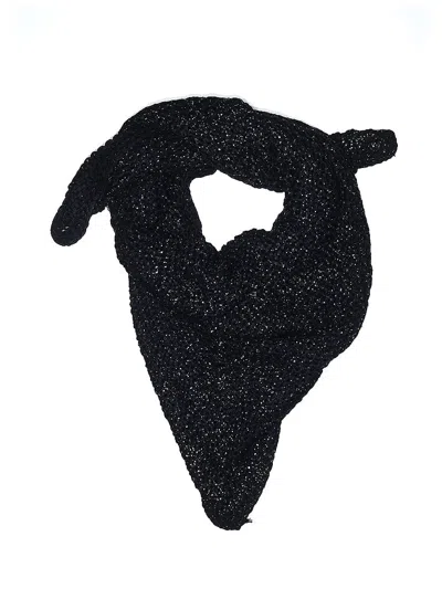 Pre-owned Assorted Brands Scarf In Black