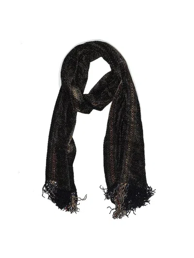 Pre-owned Assorted Brands Scarf In Black