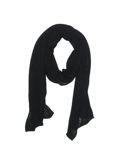 Pre-owned Assorted Brands Scarf In Black