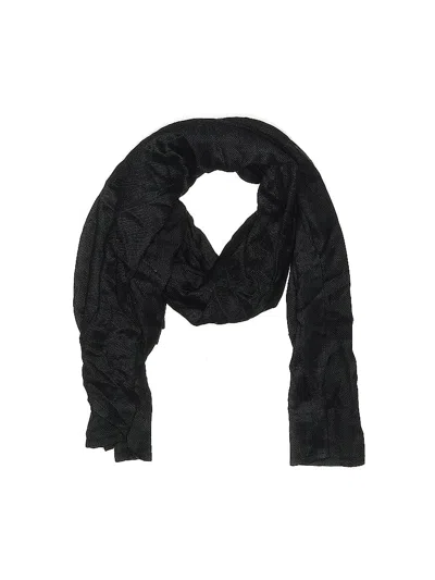 Pre-owned Assorted Brands Scarf In Black