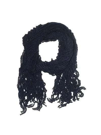 Pre-owned Assorted Brands Scarf In Black