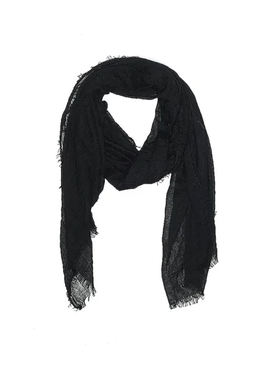 Pre-owned Assorted Brands Scarf In Black