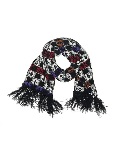 Pre-owned Assorted Brands Scarf In Black