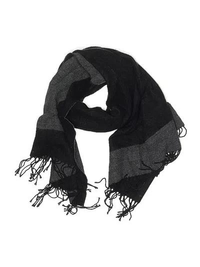 Pre-owned Assorted Brands Scarf In Black
