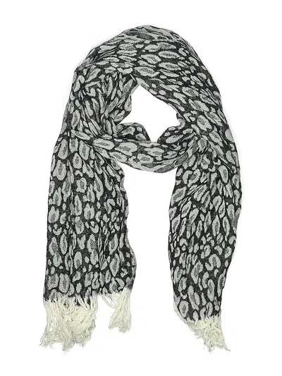 Pre-owned Assorted Brands Scarf In Black