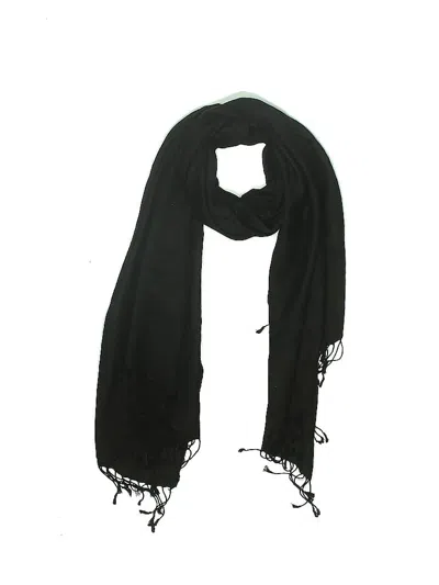 Pre-owned Assorted Brands Scarf In Black