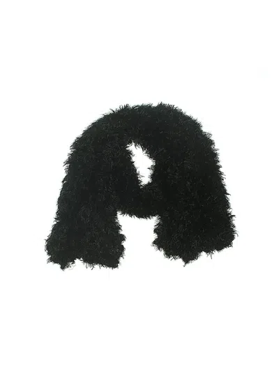 Pre-owned Assorted Brands Scarf In Black