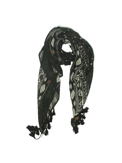 Pre-owned Assorted Brands Scarf In Black