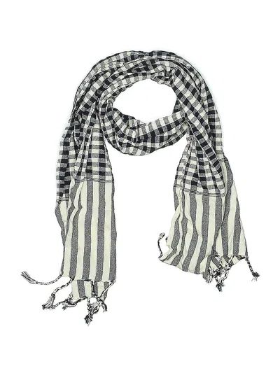 Pre-owned Assorted Brands Scarf In Black