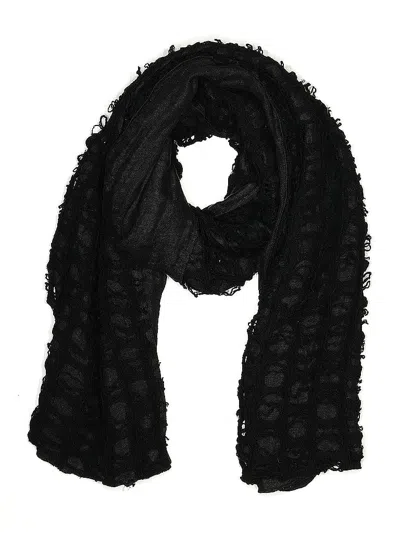 Pre-owned Assorted Brands Scarf In Black