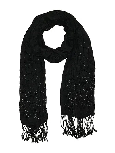 Pre-owned Assorted Brands Scarf In Black