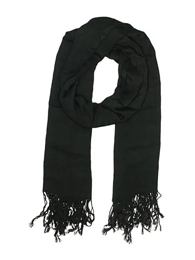 Pre-owned Assorted Brands Scarf In Black