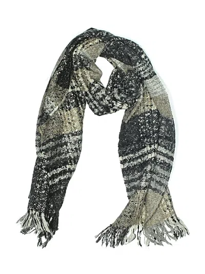 Pre-owned Assorted Brands Scarf In Black