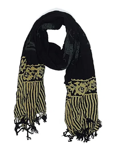 Pre-owned Assorted Brands Scarf In Black