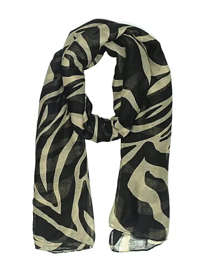 Pre-owned Assorted Brands Scarf In Black
