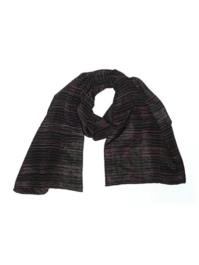 Pre-owned Assorted Brands Scarf In Black