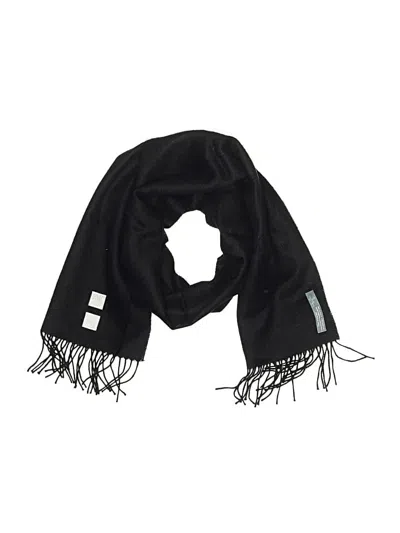Pre-owned Assorted Brands Scarf In Black