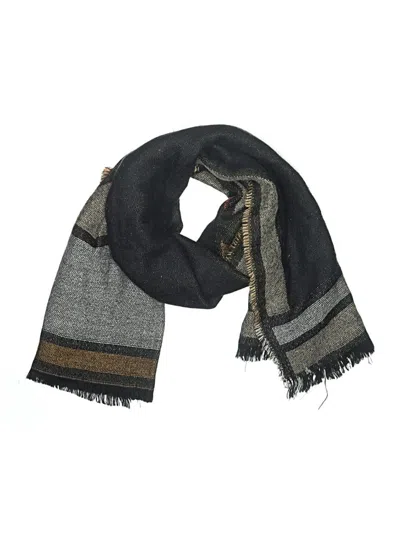 Pre-owned Assorted Brands Scarf In Black