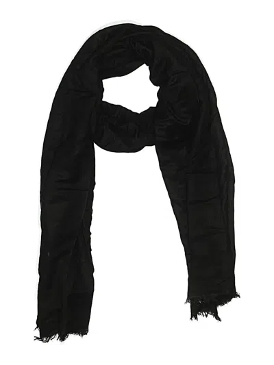 Pre-owned Assorted Brands Scarf In Black