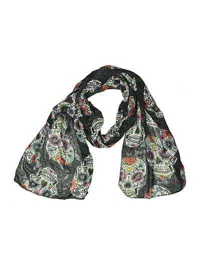 Pre-owned Assorted Brands Scarf In Black