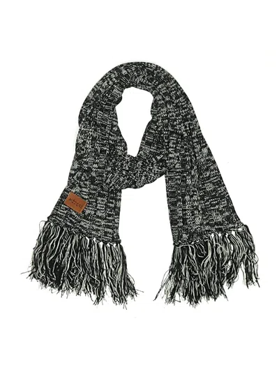 Pre-owned Assorted Brands Scarf In Black